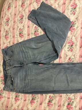 Old Navy Light Blue Sky-Hi Wide Leg Jeans